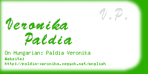 veronika paldia business card